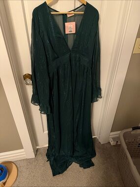 Showpo. | Dresses | Green Button Up Wrap Dress From Showpo Size Us 4